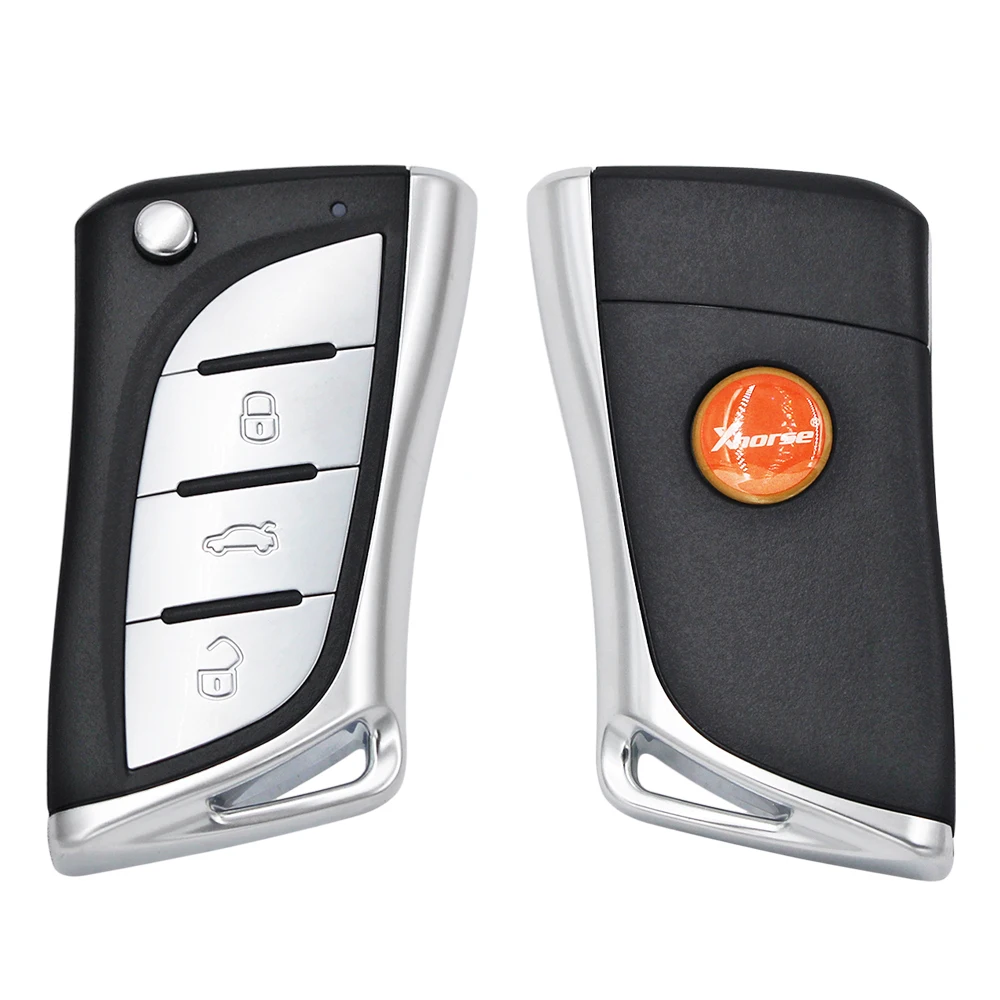 

XELEX0EN 10pcs Xhorse Universal Super Remote Key XE Series for Lexus Type for VVDI2 VVDI Mini Key Tool English Version XELEXOEN