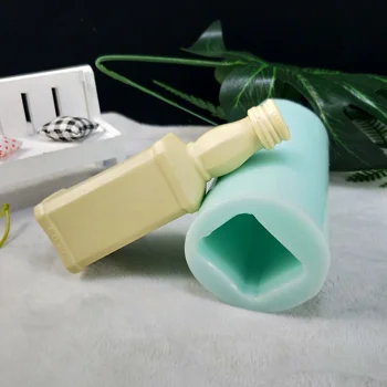 

Wine Bottle Molds Silicone Mold Bottle Soap Molds Gypsum Chocolate Candle Candy Mold Soap Making Clay Resin QT0255 PRZY 3D