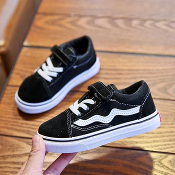 

2020 New Children Canvas Shoes Girls Sneakers Breathable Spring Fashion Kids Shoes For Boys Casual Shoes Student Spring/Autumn