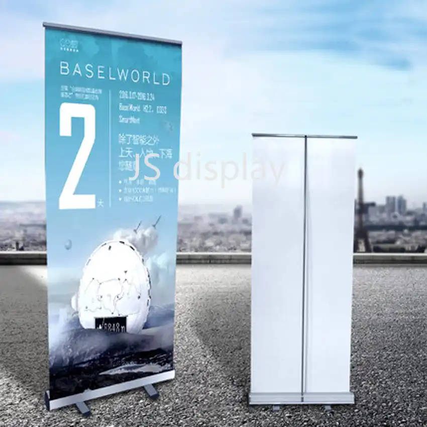 Roll Up Stand Retractable Banners With Custom Graphic Print For