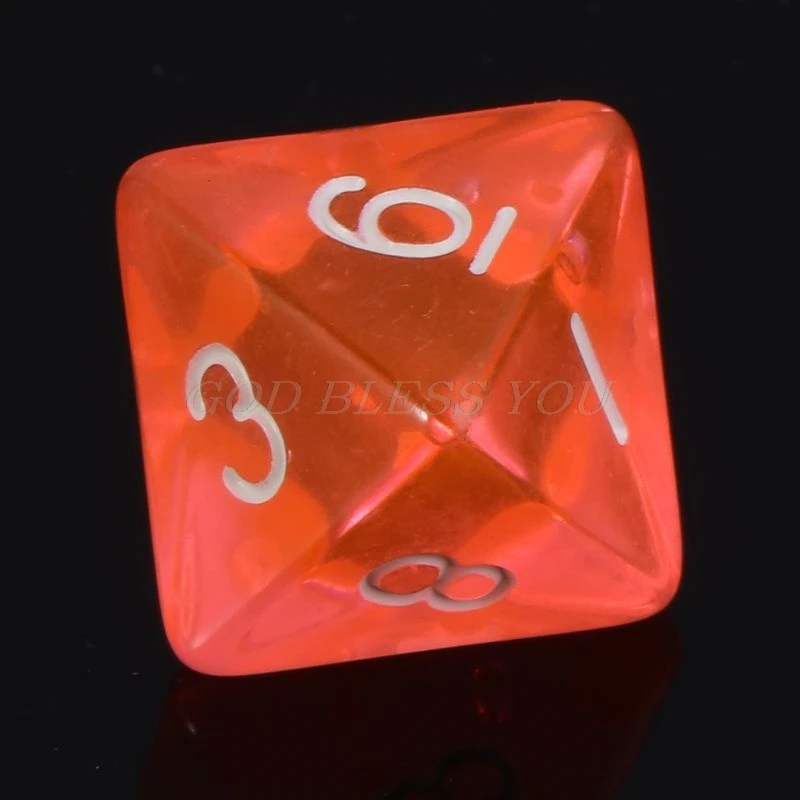 1 Set of 7 sided dice D4 D6 D8 D10 D12 D20 for-RPG D&D Poly Dice Board Game