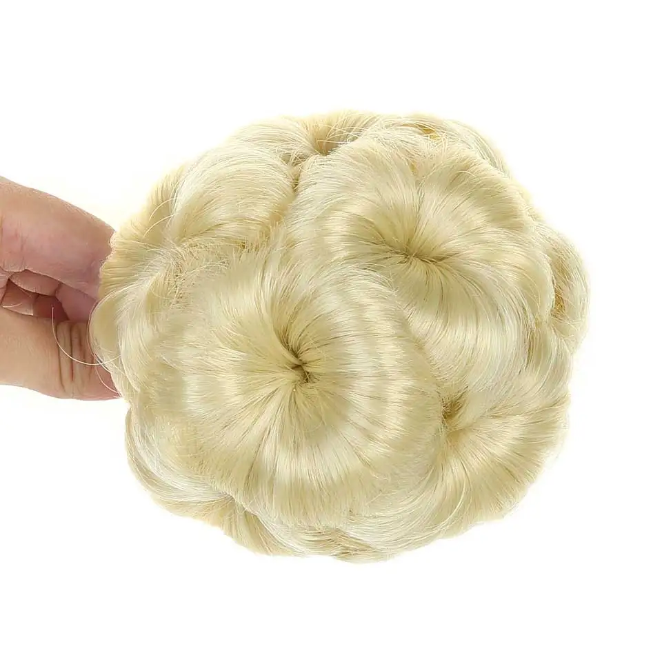 Женский пончик-шиньон, шиньон, 9 цветов, заколка для наращивания, высокотемпературное волокно, синтетические волосы, булочка, искусственные волосы - Цвет: 102