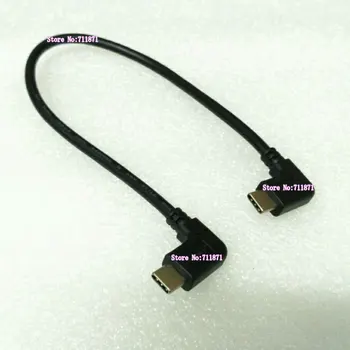 

Double bend 90 degree Right Angle Type C charging Data Cable Male to Male Type-C Right Angle Charging Data Line Cable wire cord