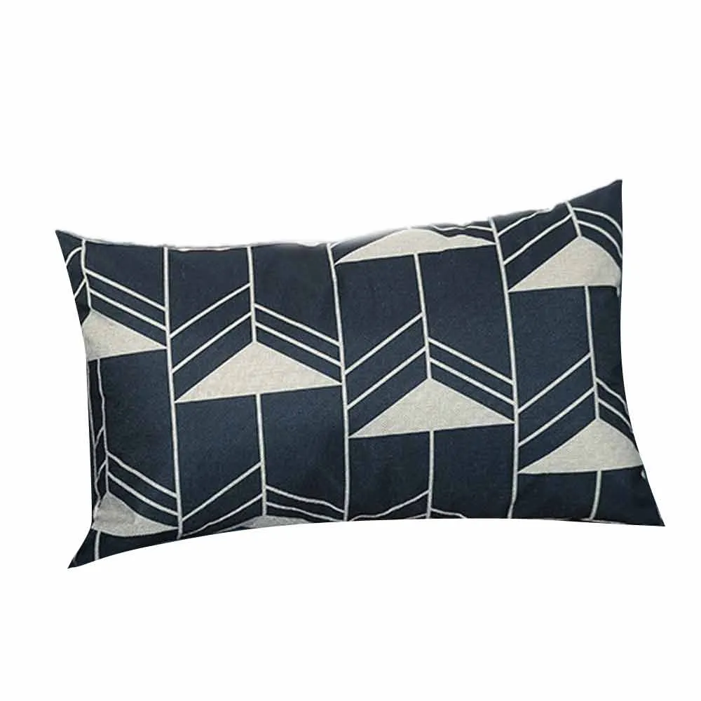 pillow case Polyester pillow case 30cm*50cm Super soft Geometry Rectangle Throw Pillow Case Pillowcase W1209