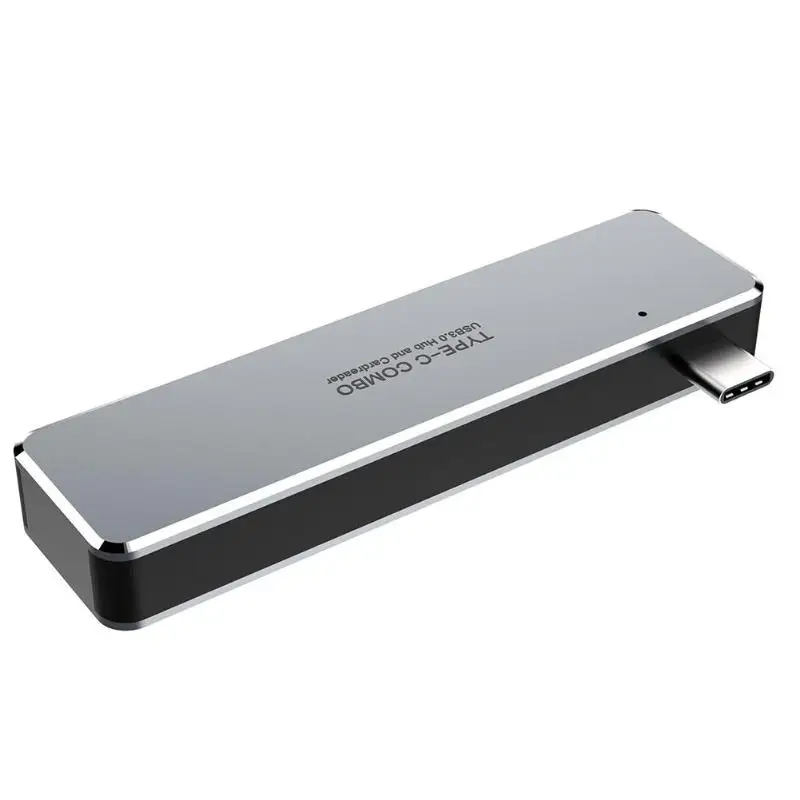 USB C HUB Type-c to Multi Ports USB 3.0 USB3.0 Type C Power Adapter Splitter Dock w/TF Momory Card Slot For Macbook Pro/Android
