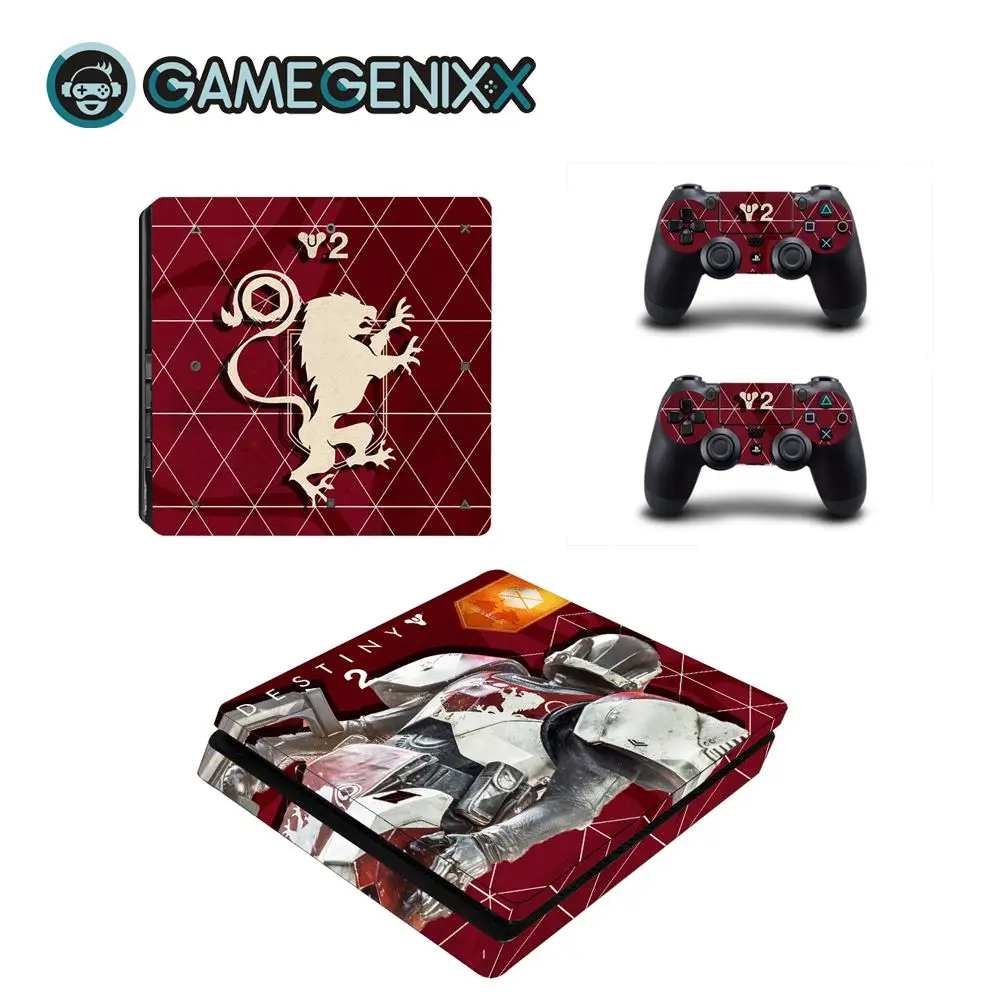 Защитная Наклейка на кожу GAMEGENIXX для PS4 Slim Console и 2 контроллеров-deuty 2