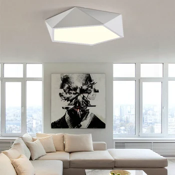 

Modern Led Chandeliers 3d Geometric Led Ceiling Lamp Romantic Living Room Bedroom Kitchen Lamp Dining Decorative Light Lamp