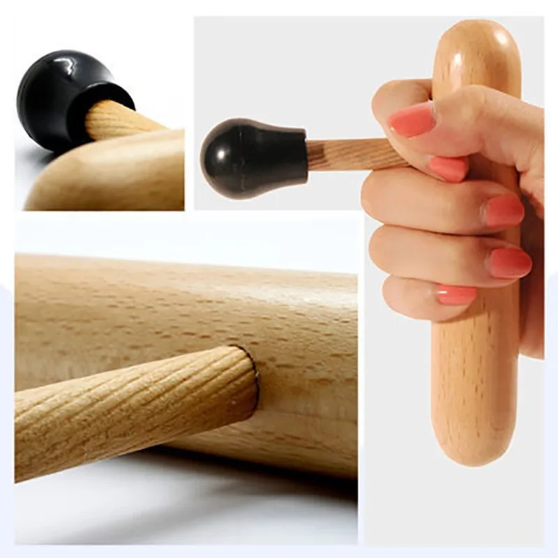 

Wooden Massage Stick Set Neck Chin Slimming Face-lift Massage Tool Acupuncture Massage Point Foot Back Neck Massage Tool