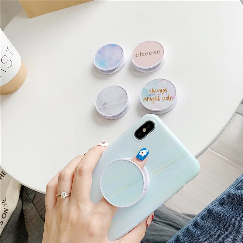 

Cute Cartoon marble Folding stand For Mobile phone stand Holder for iPhone X 8 7 6 Plus IPAD for Samsung For Huawei Phone Case