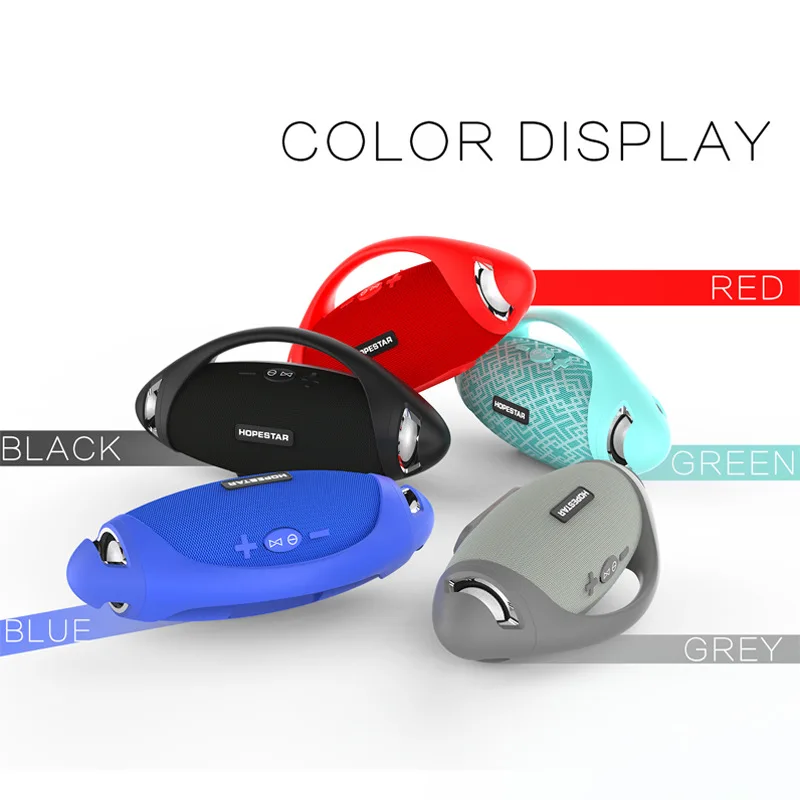 HOPESTAR H37 регби Bluetooth колонки стереозвуковая панель водонепроницаемый портативный беспроводной сабвуфер с функцией power Bank TF USB MP3