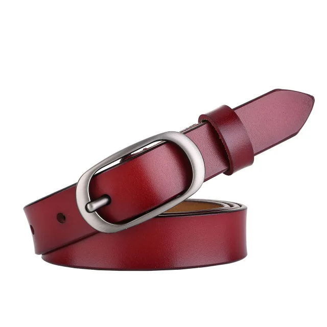 Women's Belt Lady Fashion Classic Brand Design Genuine Leather Belt Woman Luxury Oil Wax Cow Leather Belt Female western belts for women Belts