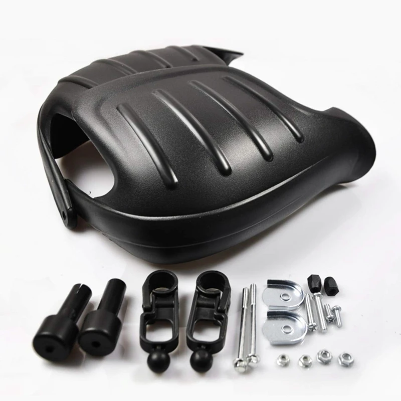 1 пара Pp Мотоцикл Ветер Дефлектор Handguard рука Guard протектор щит черный