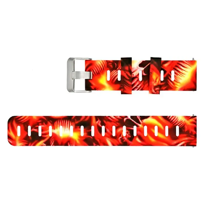 

Colorful Printed Silicone Wristband Watch Strap for Huami Amazfit GTS/GTR 42MM