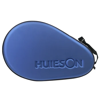 

Racket Storage Table Tennis Bag PU Waterproof Accessories Cover Carrying Portable Gourd Hard Case Training Zipper Closure