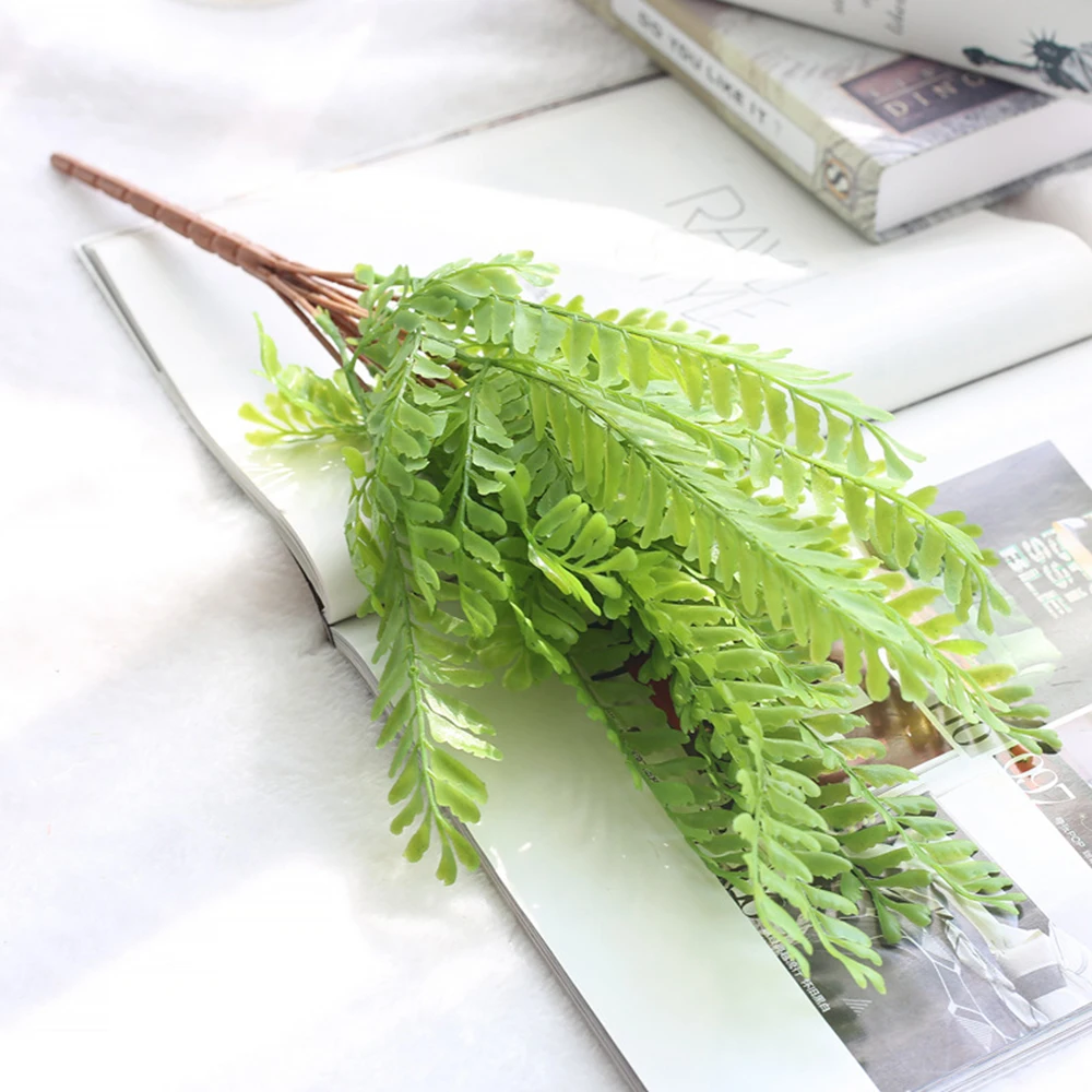 Artificial Green Plant Sage Simulates Leaf Wall Desk Fake Leaves Plant For Home Garden Decoration Simulation Fake Flower 4