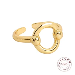 Sterling Silver Gold - Toned Flower Eye Distressed Handmade Ring (Pink)