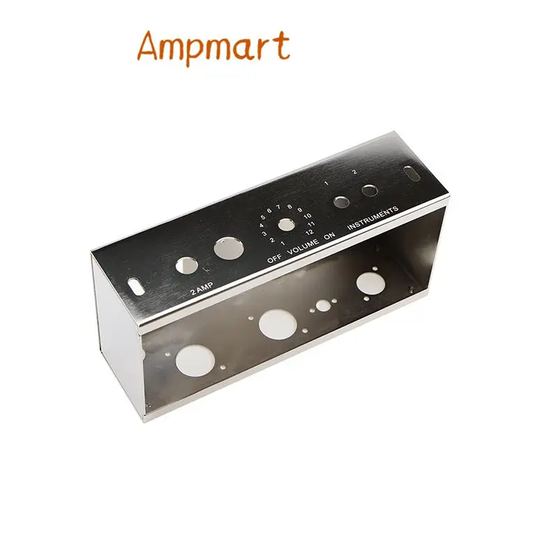 Ampmart-chassi de aço cromado para guitarra 50s 5f1 tweed de luxo, 1 peça
