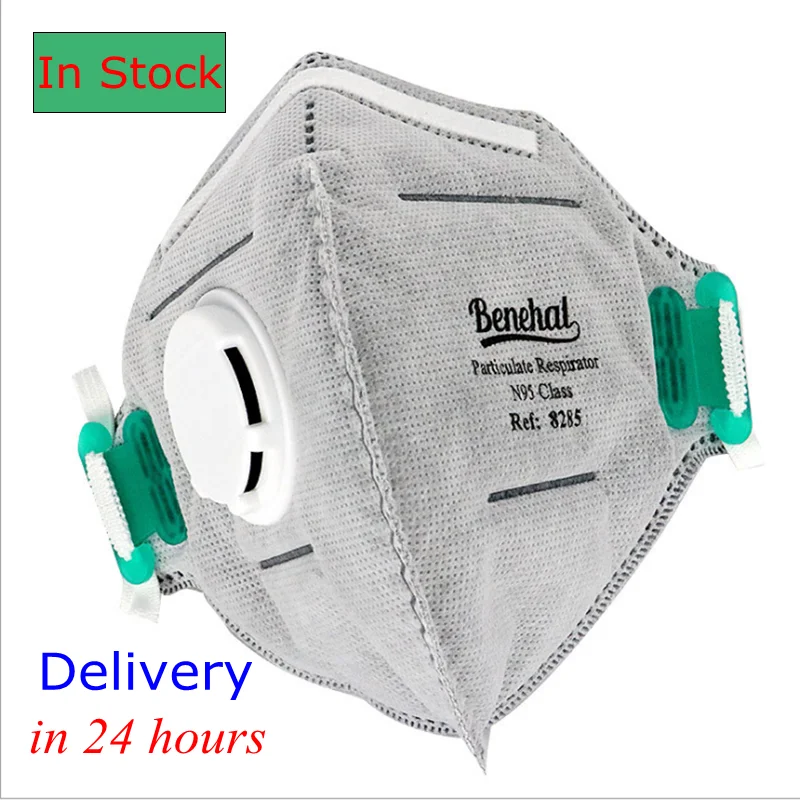 

Maskin N95 Mask Dust Face Mask Nonwoven Valved Dust Mask N95 PM 2.5 Respirator Mouth Mask With Valve