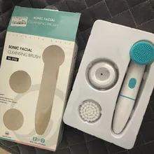 Cepillo eléctrico de silicona 2 en 1 para limpieza Facial, masajeador con vibración, Zona T, limpieza de eliminación profunda, exfoliante, acné, herramientas de cuidado de la piel