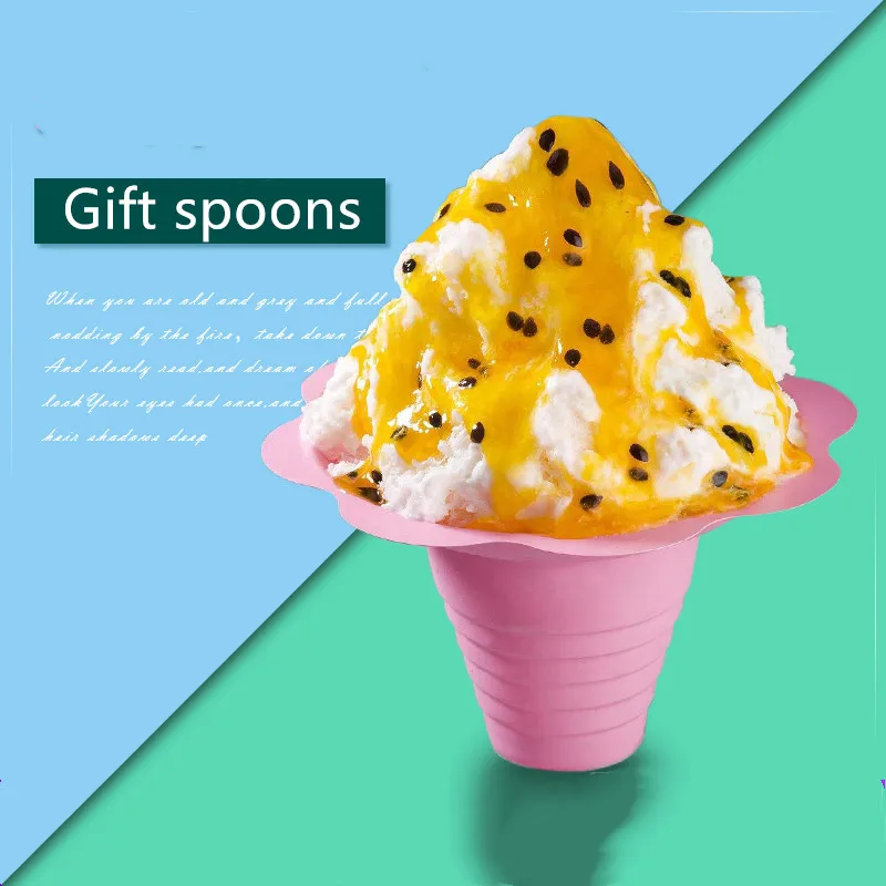

100Pcs/Set Mini Dessert Cups 8oz 4oz ice cream cup Clear Tasting Sample Shot Glasses Disposable Plastic Dessert Cups