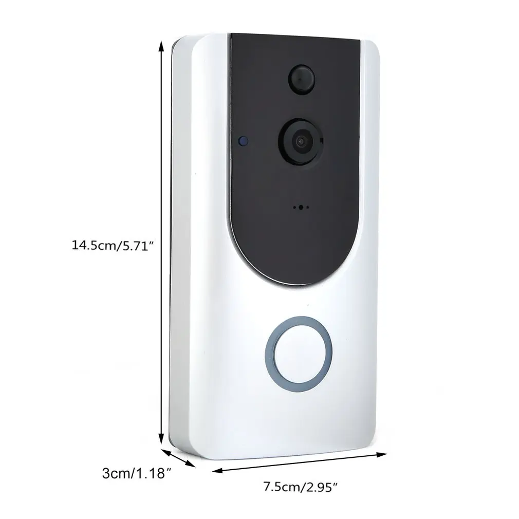 720P Motion Detection Smart Wifi Doorbell Home Security Guard Night Vision Wireless HD Video Doorbell US Plug