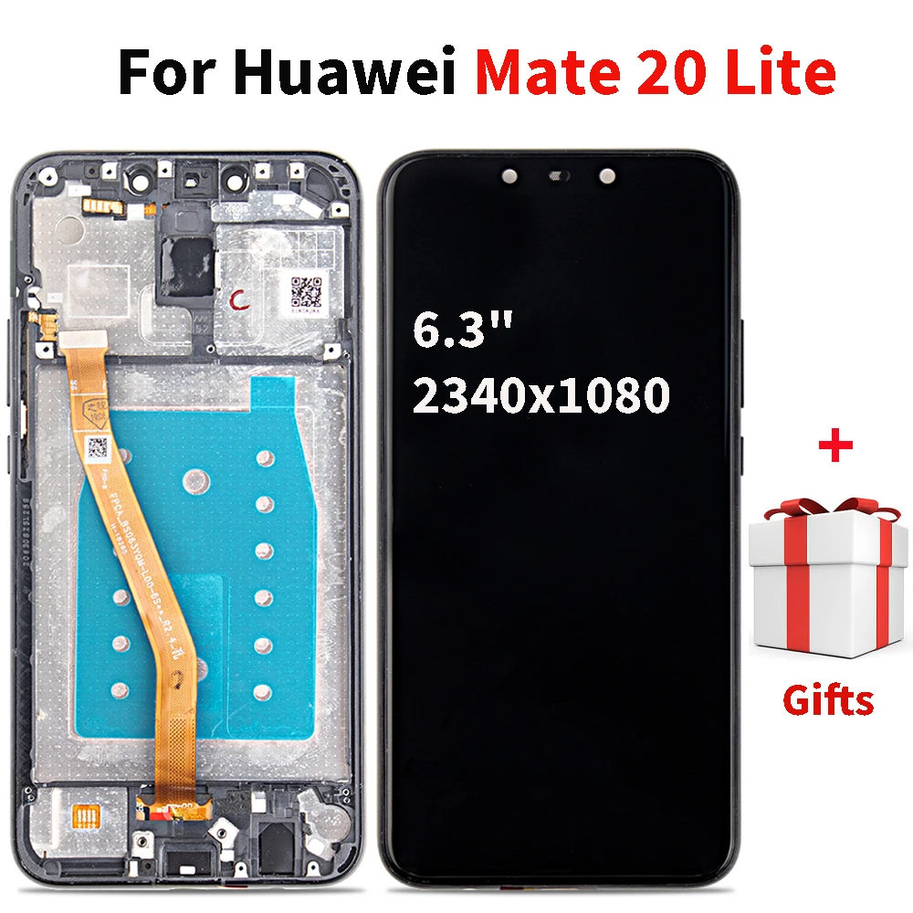 Продажа Лцд дисплеем для huawei Коврики 20 Lite Сенсорный экран Digitizer Замена Patr для Коврики 20 Lite SNE L21 SNE LX3 SNE LX1 LX2 L23