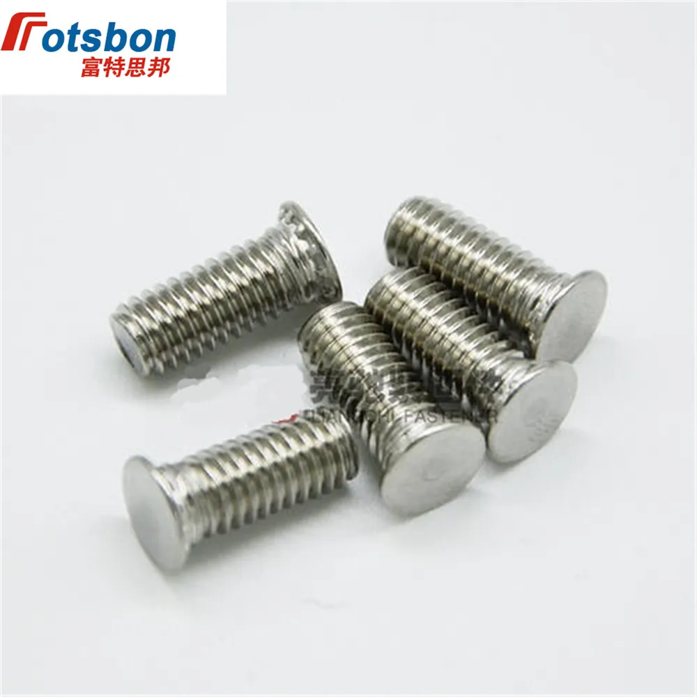 FHS-M5-38 Round Head Studs Self-clinching Blind Rivet Protruding Stud Clinch Screw Platen Screws Sheet Metal Vis Panels PCB Vida