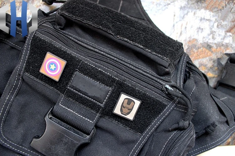 Титановая липучка персональная повязка армейская рука медаль значок липучка штамп значок сумка аксессуары