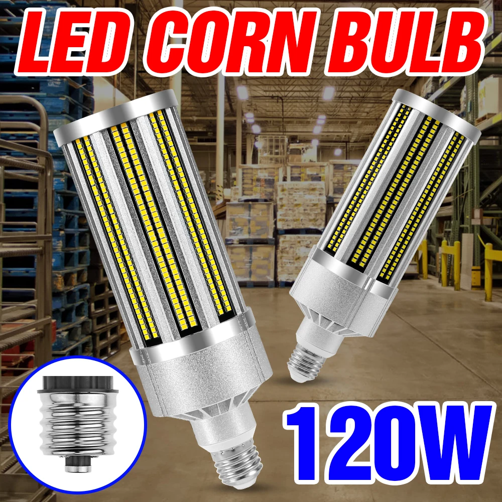 220V LED Light Bulb Corn Lamp E27 Candle Luminaria Led Warehouse Factory Lighting Street Lamp 25W 35W 50W 54W 60W 80W 100W 120W