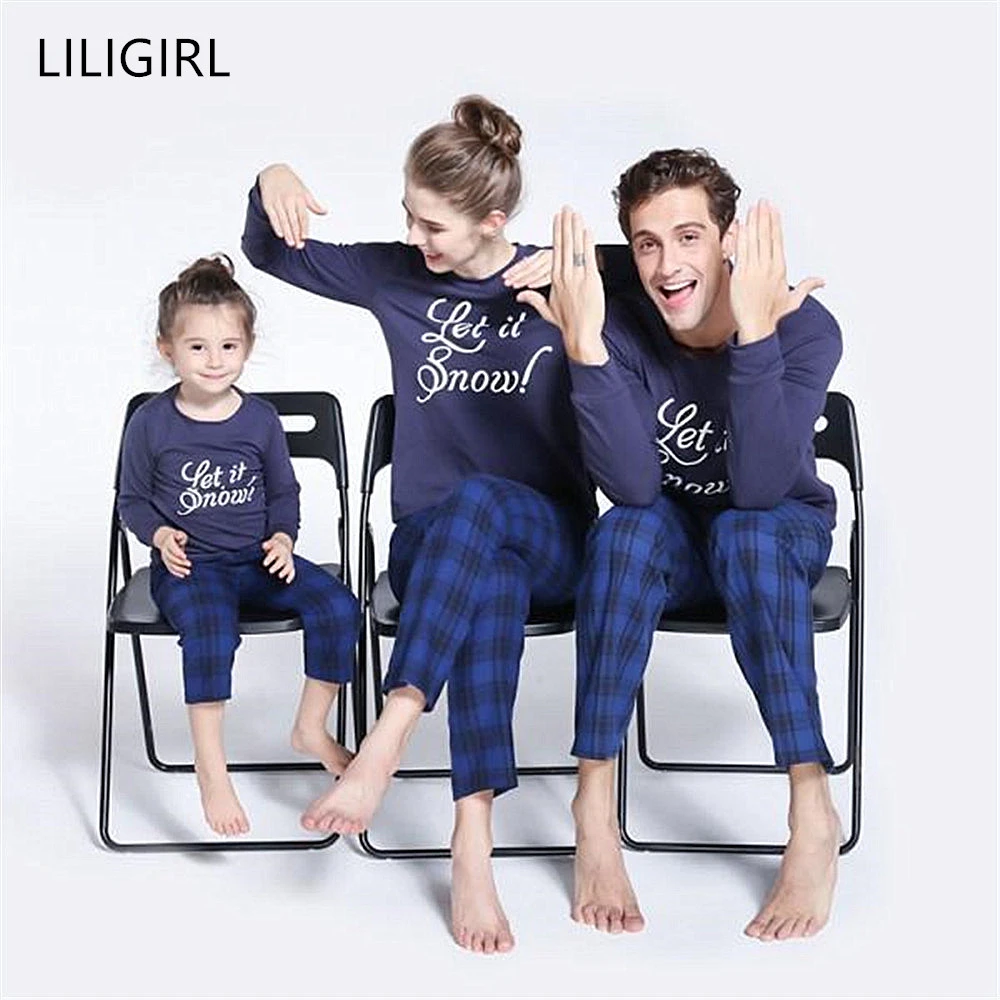 Семейная одинаковая семейная одежда LILIGIRL для взрослых женщин мужчин детей