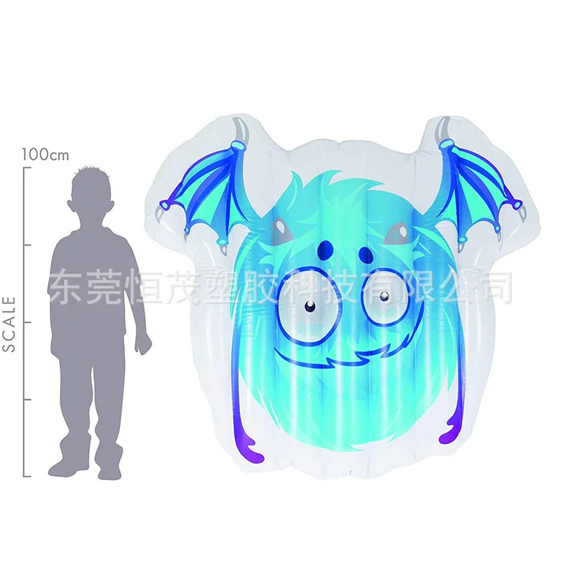 

Factory Inflatable Polar Bear Double Drag Floating Row Inflatable Bear Floating Row Inflatable Blue Monster Floating Row