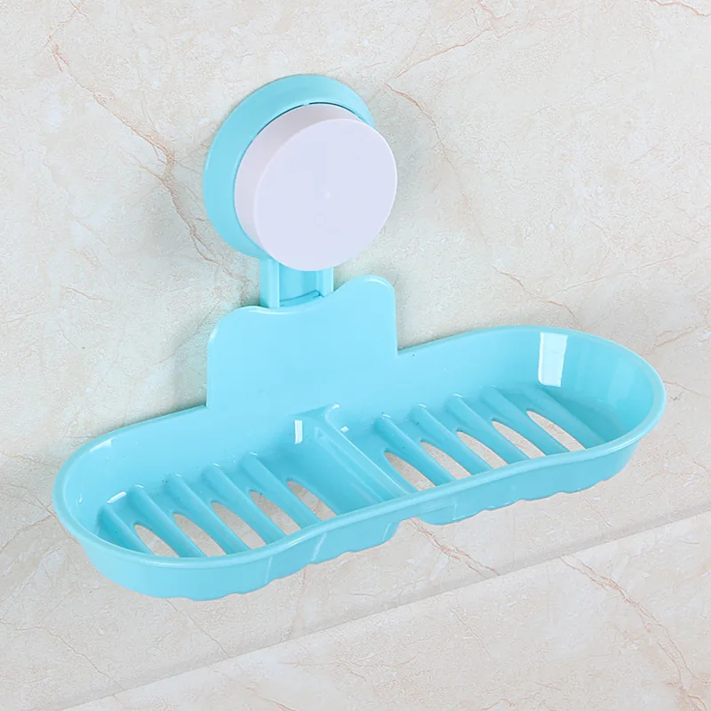Manufacturers Direct Selling New Style Double Case Sucker Water Draining Soap Box Soap Dish Bathroom Soap Holder Wholesale Can B
