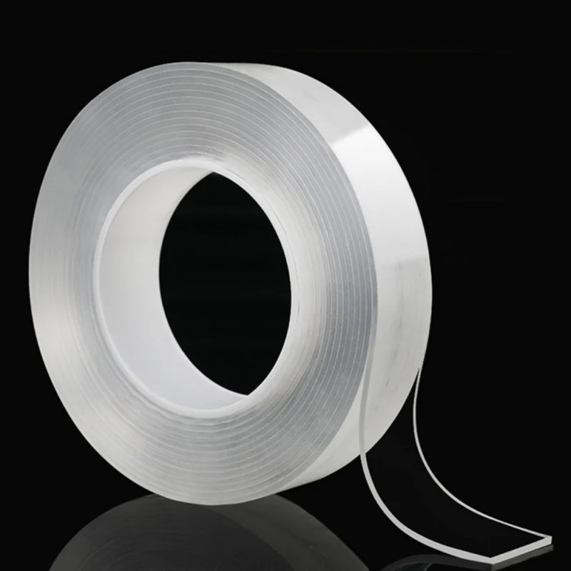 1/3/5/10 м прозрачный двухсторонний Nano лента-липучка «Magic Tape» Многофункциональный Бесшовные моющиеся самоклеющийся липкий полоски Ширина 3 см