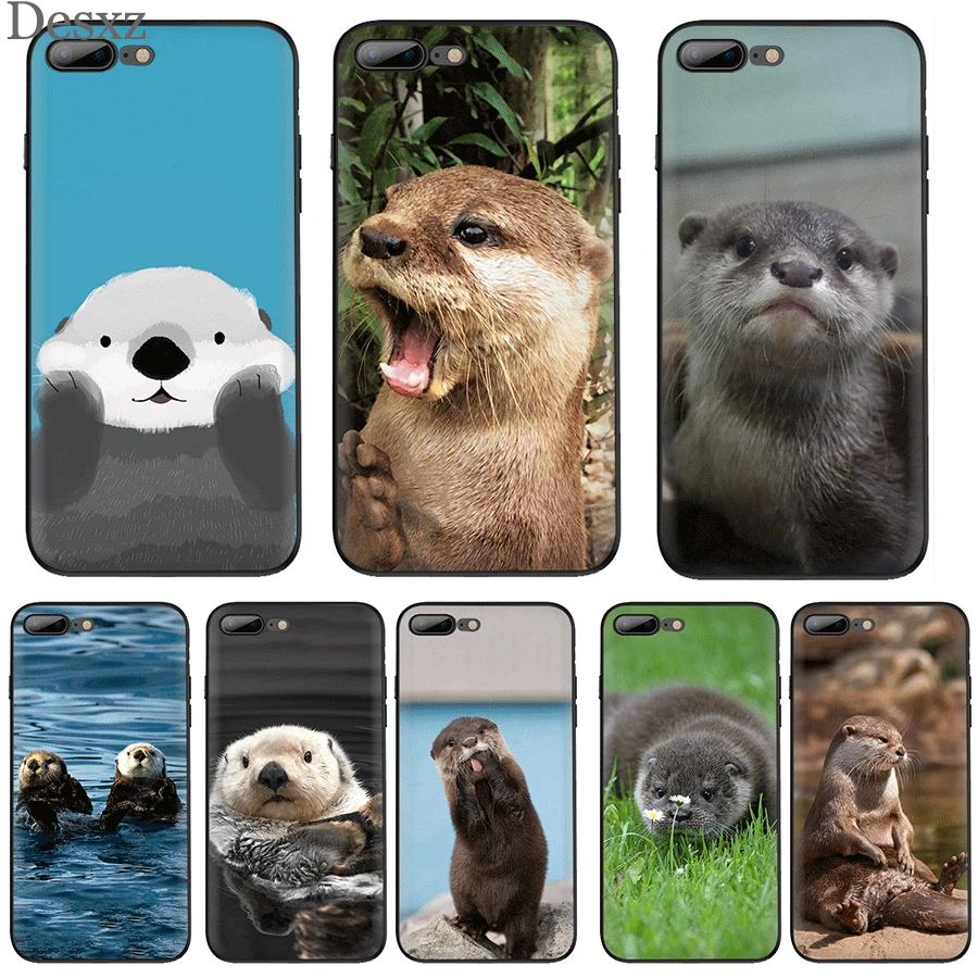 Mobile Phone Case TPU for iPhone 11 Pro X XR XS Max 7 8 6 6s Plus SE 5 5s Cover Animal Otter | Мобильные телефоны и