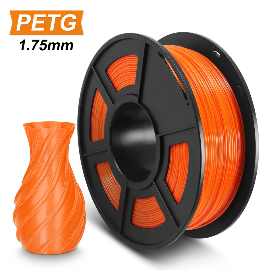 pla filament 1.75 mm SUNLU PETG 3D Printer Filament 1.75mm High transparency White Color Tolerance+/-0.02mm for DIY gift printing fast shipping sunlu filament 3D Printing Materials