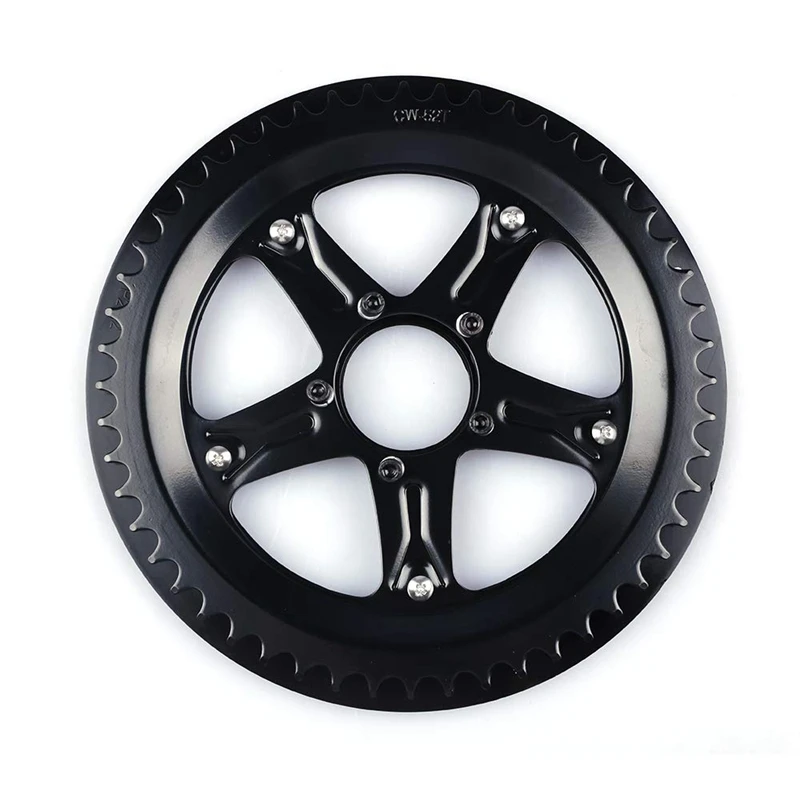 Цепь Ebike BBS01 BBS02 и сменная цепь черная 52T цепные зубья для приводного двигателя Bafang