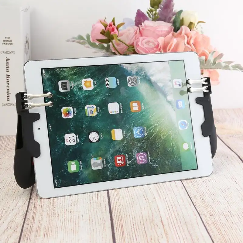 1 пара пубг контроллер для iPad 6 Fingers Aim Keys Free Fire L1R1 триггер для Pubg рукоятка геймпад для Android/iOS умный планшет