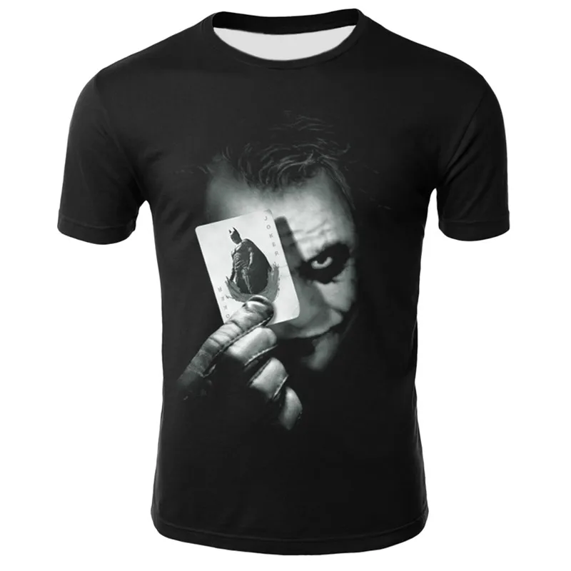 Newest 3D Clown T Shirt Skull Skeleton Summer T-shirts Men Women Hip Hop Punk Gothic Shirts Vintage Rock Anime Casual Tees