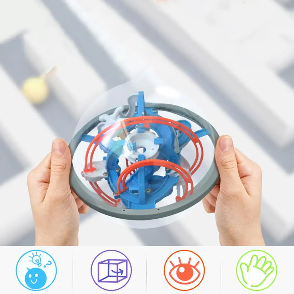 3D puzzle LeadingStar 3D Большой размер 80 барьеры лабиринт мяч лабиринт лучший подарок Волшебная головоломка игра независимая игра для детей - Цвет: 3D puzzle