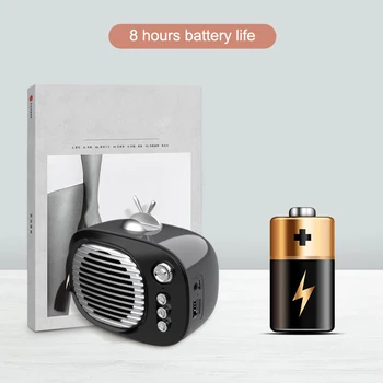 

Vintage Retro Bluetooth Speaker FM Radio Old Fashioned Classic Style Supports AUX TF Card @M23
