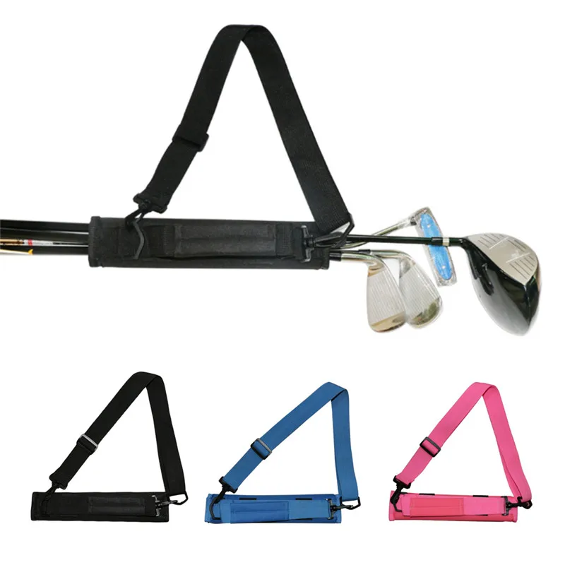 

Golf Club Bag Carrier Driving Range Travel Gfit Color Black Blue Kids Men Women Value Pack Foldable Portable Golf Accessories