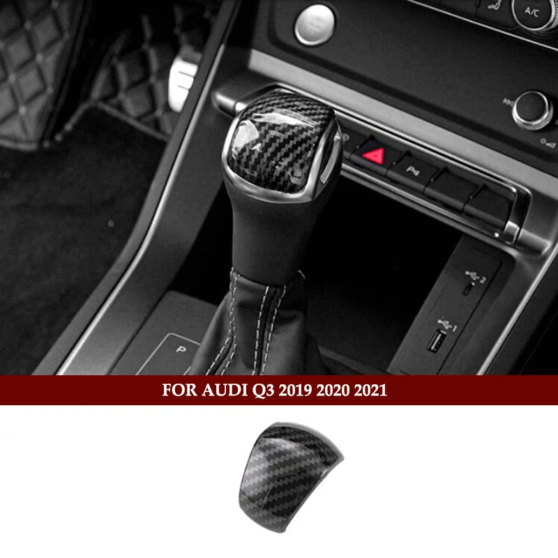 Auto Innen Aufkleber Für Audi Q3 F3 2019-2023 Auto Getriebe Panel Aufkleber  Getriebe Box Schutzhülle Film Carbon Fiber schwarz Auto Zubehör - AliExpress