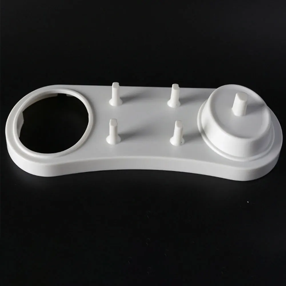 Storage Charger Stand No Drilling Double Base Toothbrush Holder Practical Large Capacity For Electric Heads Bathroom Removable