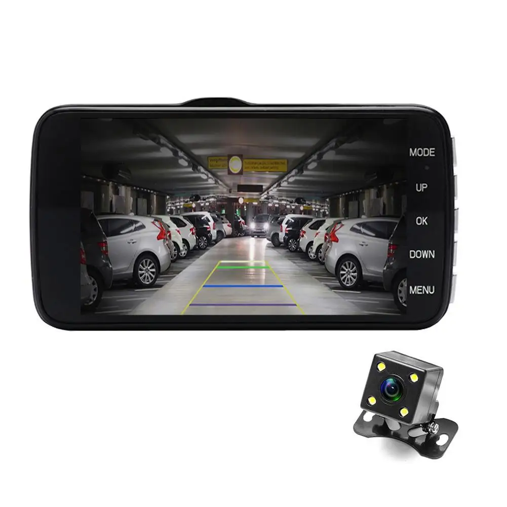 4" IPS Screen Car DVR Camera Full HD 1080P Recorder Auto Video Registrator 170 Degree Dash Cam Night Vision G-Sensor DVR