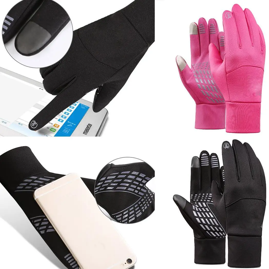 Водонепроницаемый Спорт на открытом воздухе Пешие прогулки Зимние перчатки для сенсорного экрана Велоспорт варежки