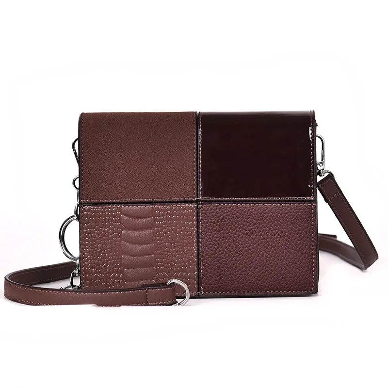 JUILE/Новая модная красная женская маленькая черная сумка из искусственной кожи с