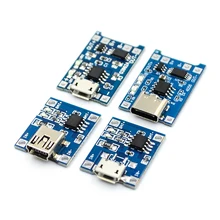 Micro USB 5V 1A 18650 TP4056 chargeur de batterie au Lithium Module de charge avec Protection double fonctions 1A Li-ion pour arduino(China)