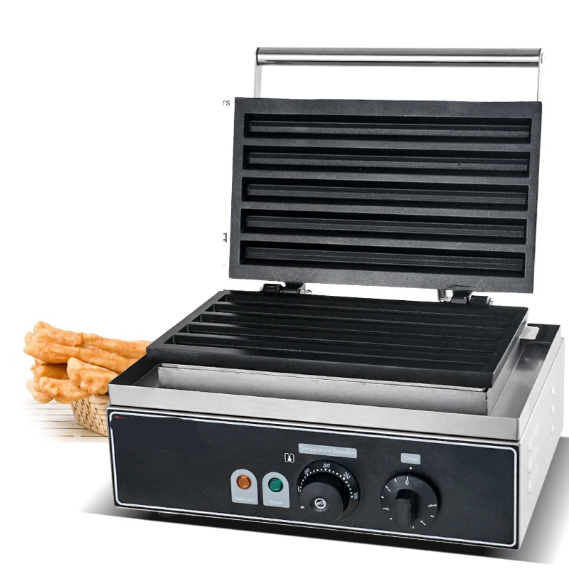 

Spanish Latin Fruit and Gina Fruit Machine Snack Equipment Grill Smokeless Waffle Doughnuts Machine