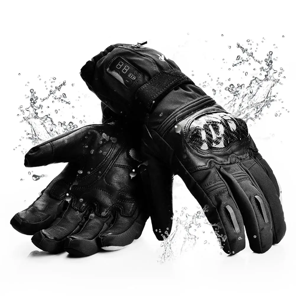 

Electric Heated Gloves Waterproof Warm Keeping Thermal Insulate Gloves for Climb Hiking Skiing Hunting in Winter quick delivery