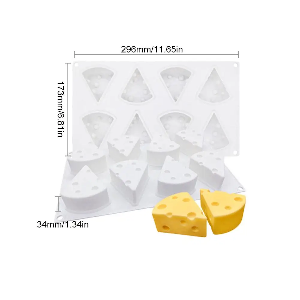 3D Сырная форма DIY силиконовая модель инструменты для украшения тортов из мастики силиконовая форма Полимерная глина-Смола Конфеты Fimo Super Sculpey